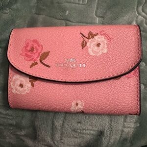 Coach Pink Floral Wallet